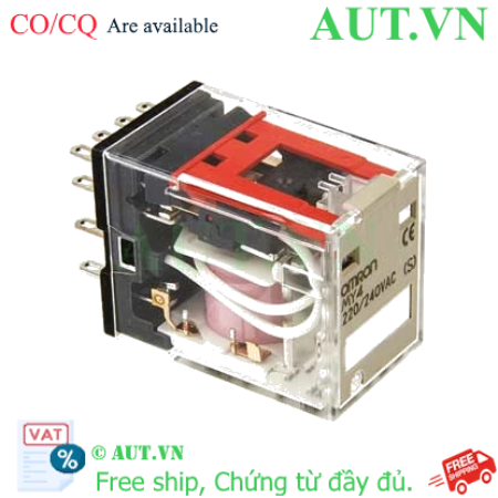 Ảnh của Rơ le trung gian Omron MY4 AC220/240 (S)
