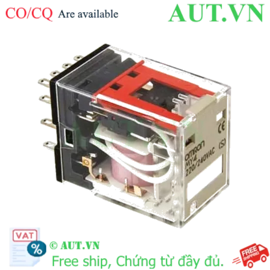 Ảnh của Rơ le trung gian Omron MY4 AC220/240 (S)