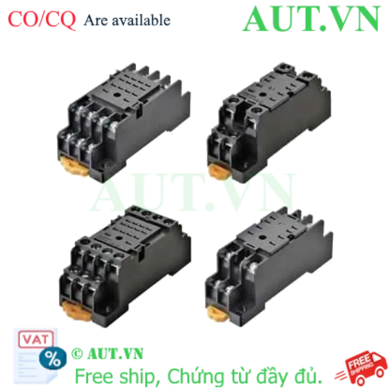 Ảnh của Đế Rơ Le Omron PYFZ-14-W Chính Hãng - 14 Chân, Lắp Ray DIN, 6A 250VAC