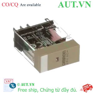 Ảnh của Rơ le trung gian Omron G2R-2-S AC24(S) 8 Chân Dẹt, DPDT 5A, 24VAC
