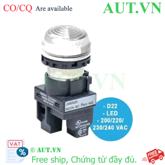 Ảnh của Công tắc nút nhấn Omron M22N-BG-TWA-WE