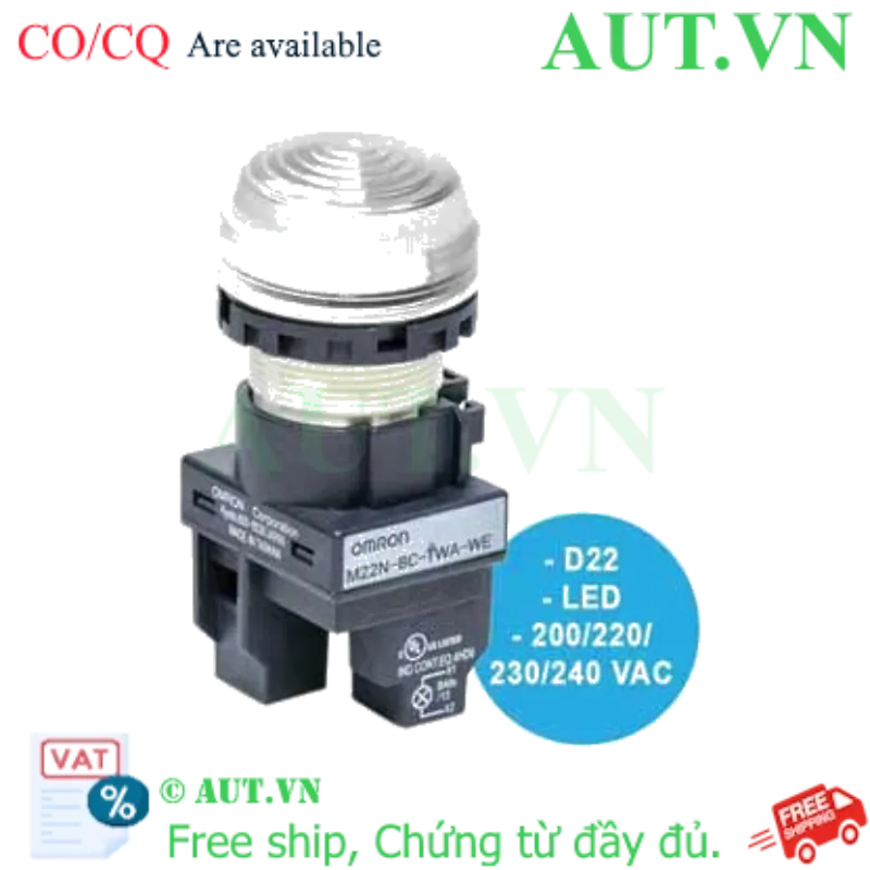 Ảnh của Công tắc nút nhấn Omron M22N-BG-TWA-WE