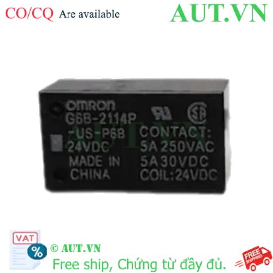 Ảnh của Rơ le trung gian Omron G6B-2114P-US-P6B DC24