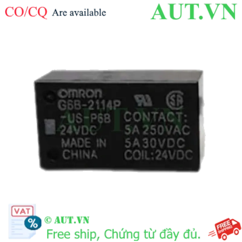 Ảnh của Rơ le trung gian Omron G6B-2114P-US-P6B DC24
