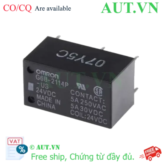 Ảnh của Rơ le trung gian Omron G6B-2114P-US DC24
