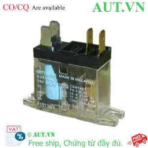 Ảnh của Rơ le trung gian Omron G2R-1A-T 24VDC 10A | Chân Tab Kết Nối Nhanh, SPST-NO