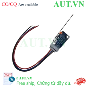 Ảnh của Công tắc hành trình Omron D2VW-01L1B-1M | IP67 Chống Nước, Cần Gạt Hinge Lever, Dây Dẫn 1m