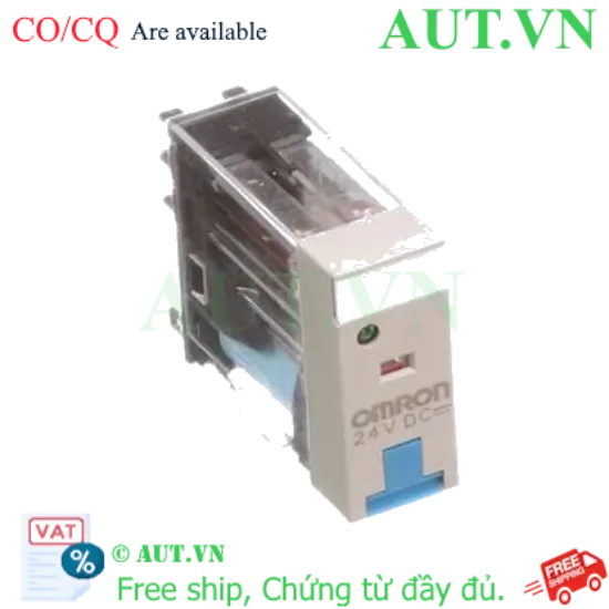 Ảnh của Rơ le trung gian Omron G2R-2-SNI DC24V | 8 Chân, LED Chỉ Thị, Nút Test Tiện Lợi | AUT VN