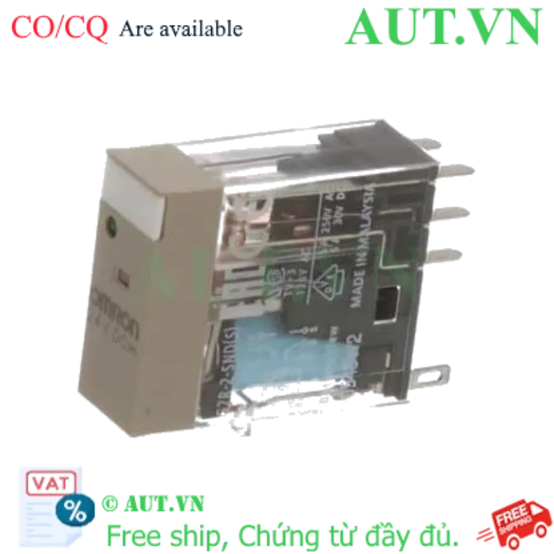 Ảnh của Rơ le trung gian Omron G2R-2-SND DC24V | Tích hợp LED & Diode bảo vệ PLC | AUT VN