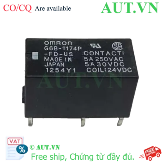 Ảnh của Rơ le trung gian Omron G6B-1174P-FD-US DC24