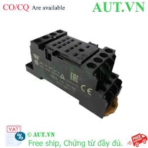Ảnh của Đế Rơ Le Omron PYFZ-14-TU | 14 Chân Dẹt, Lắp Thanh Ray DIN, Chống Cháy