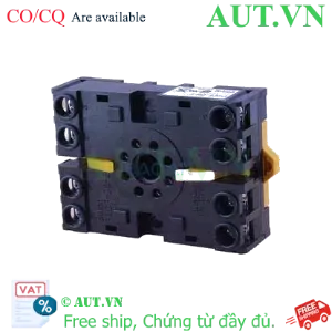 Ảnh của Đế Rơ Le Omron P2CF-08-E 8 Chân - Chịu Tải 5A, Lắp Thanh Ray DIN, Chính Hãng AUT VN