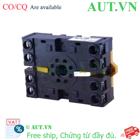 Ảnh của Đế Rơ Le Omron P2CF-08-E 8 Chân - Chịu Tải 5A, Lắp Thanh Ray DIN, Chính Hãng AUT VN