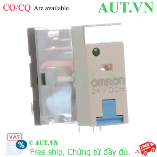 Ảnh của Rơ le trung gian Omron G2R-1-SNDI 24VDC | 10A, Đèn LED, Nút Test - Chính hãng AUT VN