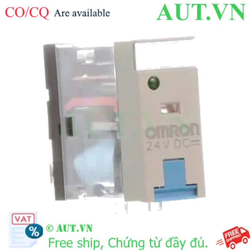 Ảnh của Rơ le trung gian Omron G2R-1-SNDI 24VDC 10A | Tích hợp LED, Diode & Nút Test