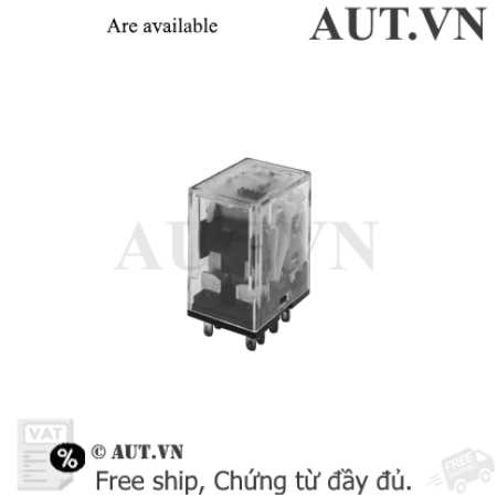 Ảnh của Rơ le trung gian Omron MY2N DC24 - 8 Chân, DPDT, Có Đèn LED | AUT VN