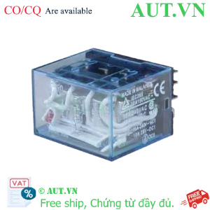 Ảnh của Rơ le trung gian Omron LY4N-J DC24 - 4PDT 10A 24VDC (Có Đèn LED & Vỏ Bảo Vệ)