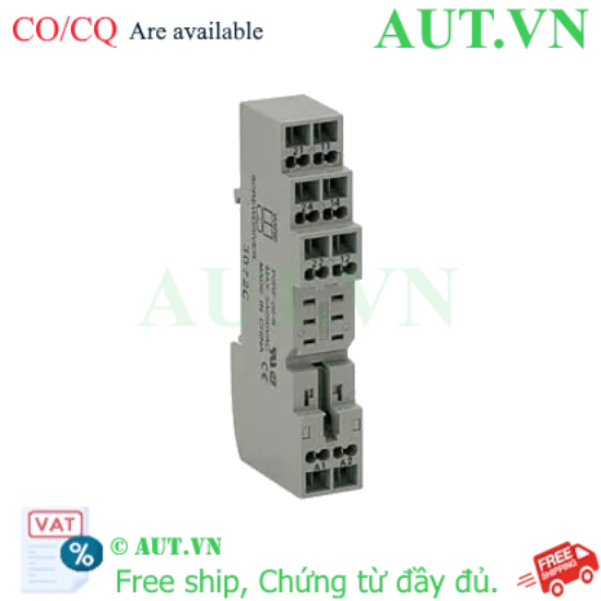 Ảnh của Đế Rơ Le Omron P2RF-08-S 8 Chân: Công Nghệ Push-In, Gắn Ray DIN, Chính Hãng AUT VN