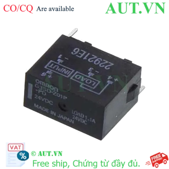 Ảnh của Relay bán dẫn Omron G3SD-Z01P-PD DC24
