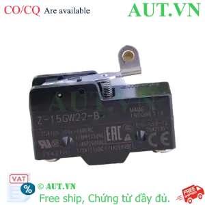 Ảnh của Công tắc hành trình Omron Z-15GW22-B | Cần gạt bánh xe, 15A SPDT, Chính hãng AUT VN