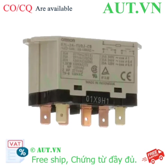 Ảnh của Rơ le trung gian Omron G7L-2A-TUBJ-CB AC100/120