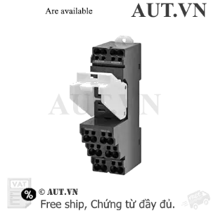 Ảnh của Đế Rơ Le Omron PTF-08-PU-L 8 Chân | Công Nghệ Push-In, Chống Rung, Lắp Ray DIN