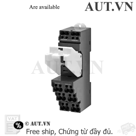 Ảnh của Đế Rơ Le Omron PTF-08-PU-L 8 Chân | Push-In, Chống Rung, Lắp Ray DIN