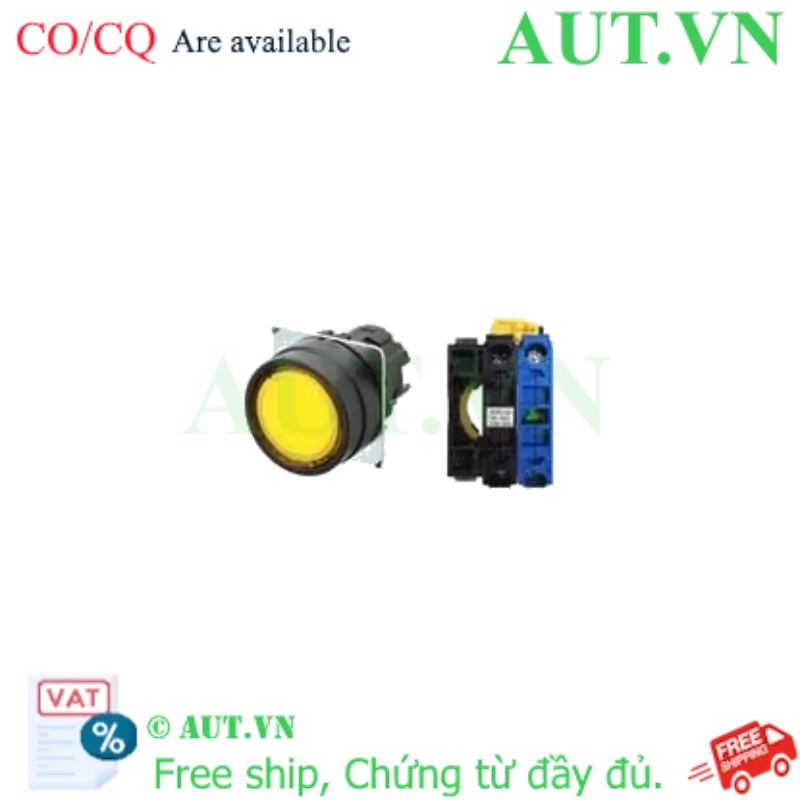 Ảnh của Công tắc nút nhấn Omron A22NL-BNM-TYA-G100-YB