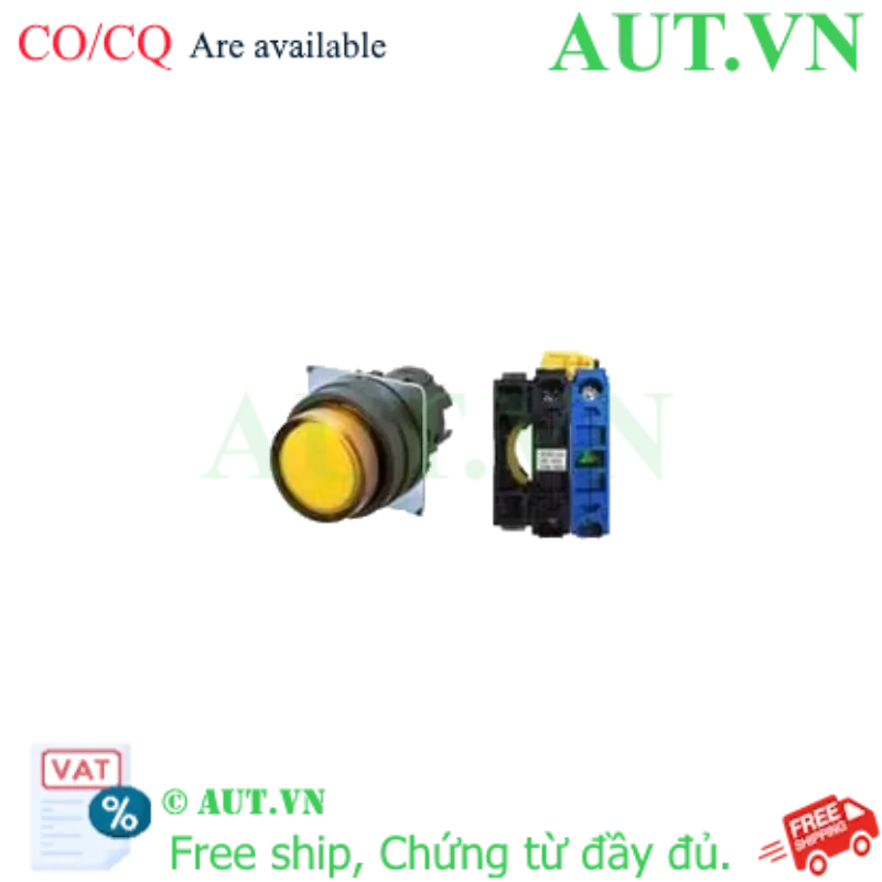 Ảnh của Công tắc nút nhấn Omron A22NL-BPM-TYA-G100-YB