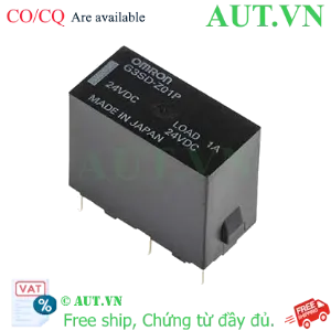 Ảnh của Relay Bán Dẫn Omron G3SD-Z01P DC24 - Tải 1A, Chuyển Mạch Siêu Tốc, Không Tiếng Ồn | AUT VN