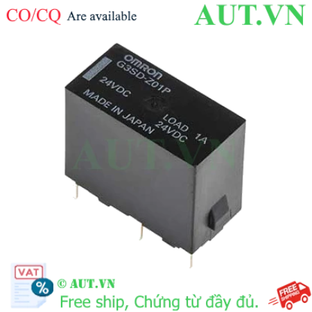 Ảnh của Relay bán dẫn Omron G3SD-Z01P DC24 - Tải 1A, Chuyển mạch nhanh, Độ bền cao