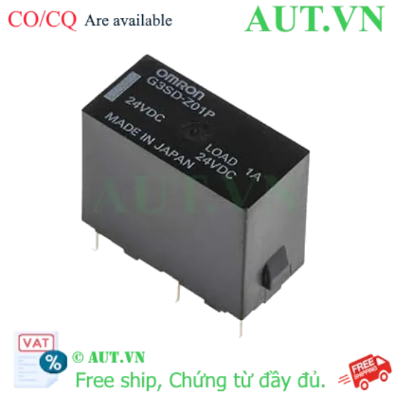 Ảnh của Relay Bán Dẫn Omron G3SD-Z01P DC24 | Tải 1A, Chuyển Mạch Siêu Tốc, Bền Bỉ Vĩnh Cửu - AUT VN