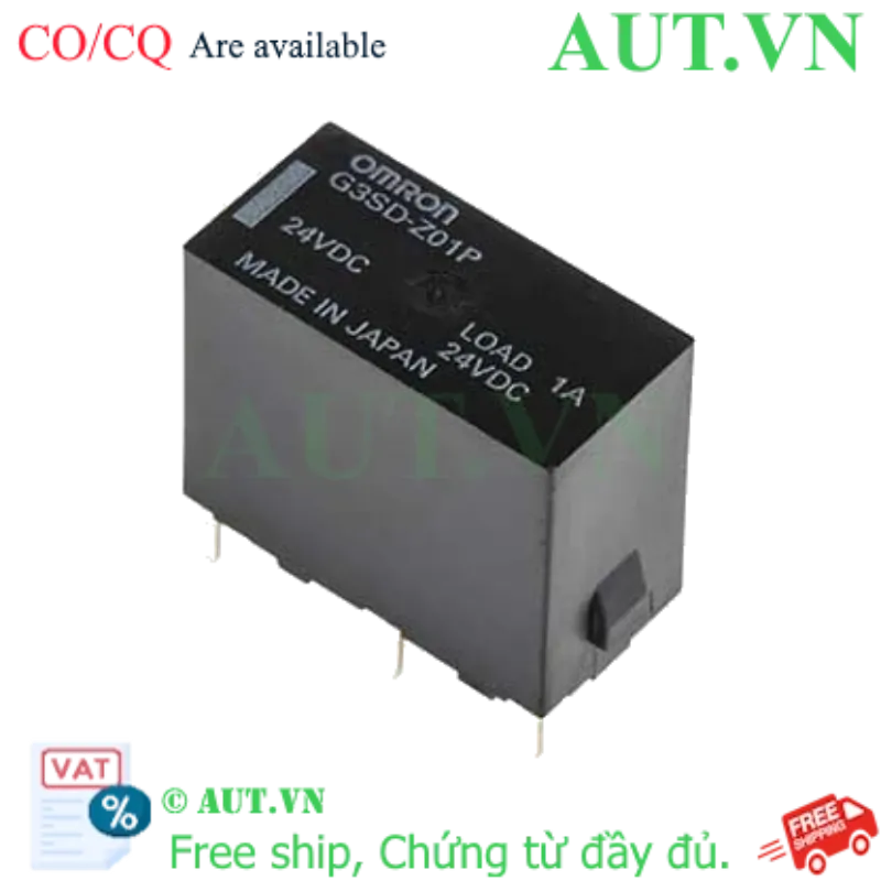 Ảnh của Relay Bán Dẫn Omron G3SD-Z01P DC24 - Tải 1A, Chuyển Mạch Siêu Tốc, Không Tiếng Ồn | AUT VN