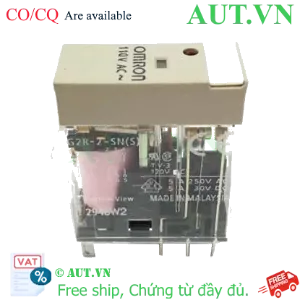 Ảnh của Rơ le trung gian Omron G2R-2-SN AC110(S) - 8 Chân Dẹt, 5A, Tích Hợp LED