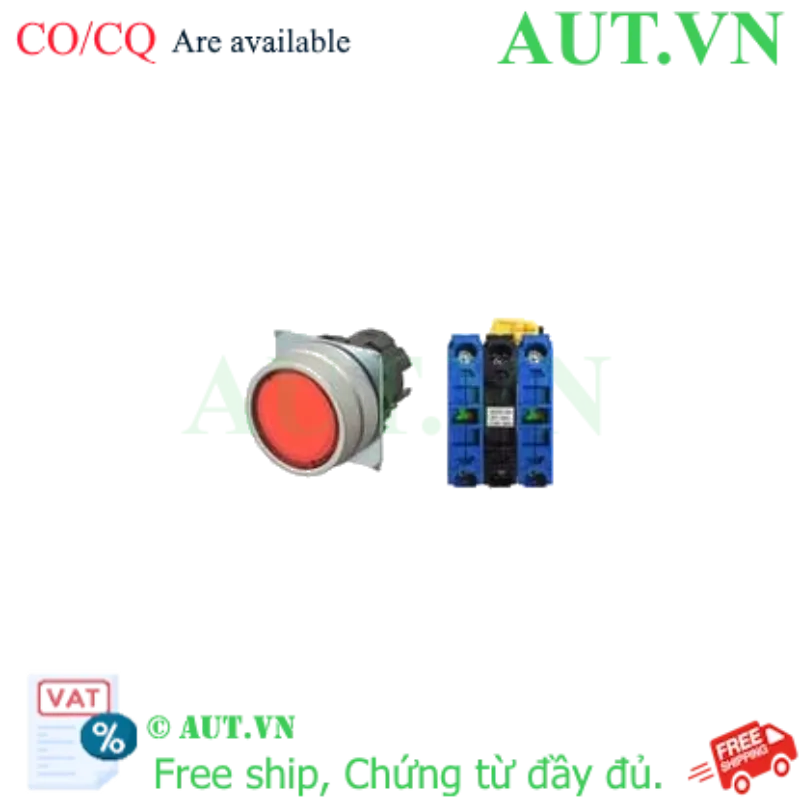 Ảnh của Công tắc nút nhấn Omron A22NL-MNM-TRA-G100-RE
