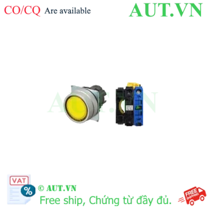 Ảnh của Công tắc nút nhấn Omron A22NL-MNM-TYA-G100-YB