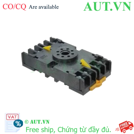 Ảnh của Đế Rơ Le Omron 8PFA1 8 Chân Tròn - Chính Hãng, Lắp Ray DIN, Chịu Tải 5A