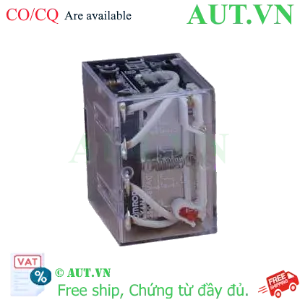 Ảnh của Rơ le trung gian Omron LY4N AC220/240 - 4PDT, 10A, 14 Chân (Có Đèn LED)