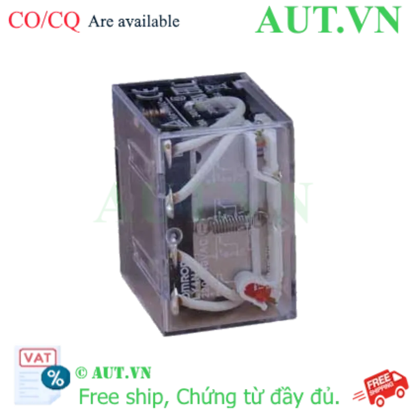 Ảnh của Rơ le trung gian Omron LY4N AC220/240 - 4PDT, 10A, 14 Chân (Có Đèn LED)