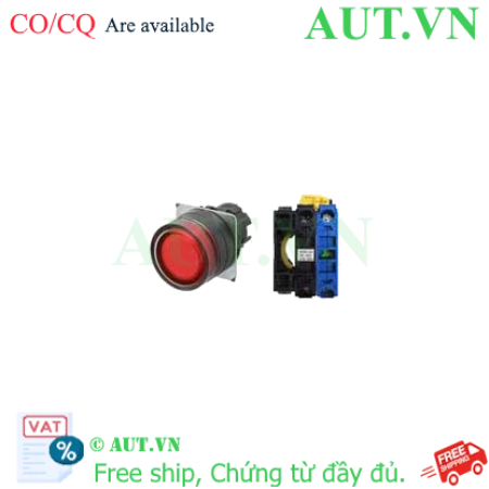 Ảnh của Công tắc nút nhấn Omron A22NL-BGM-TRA-G100-RB
