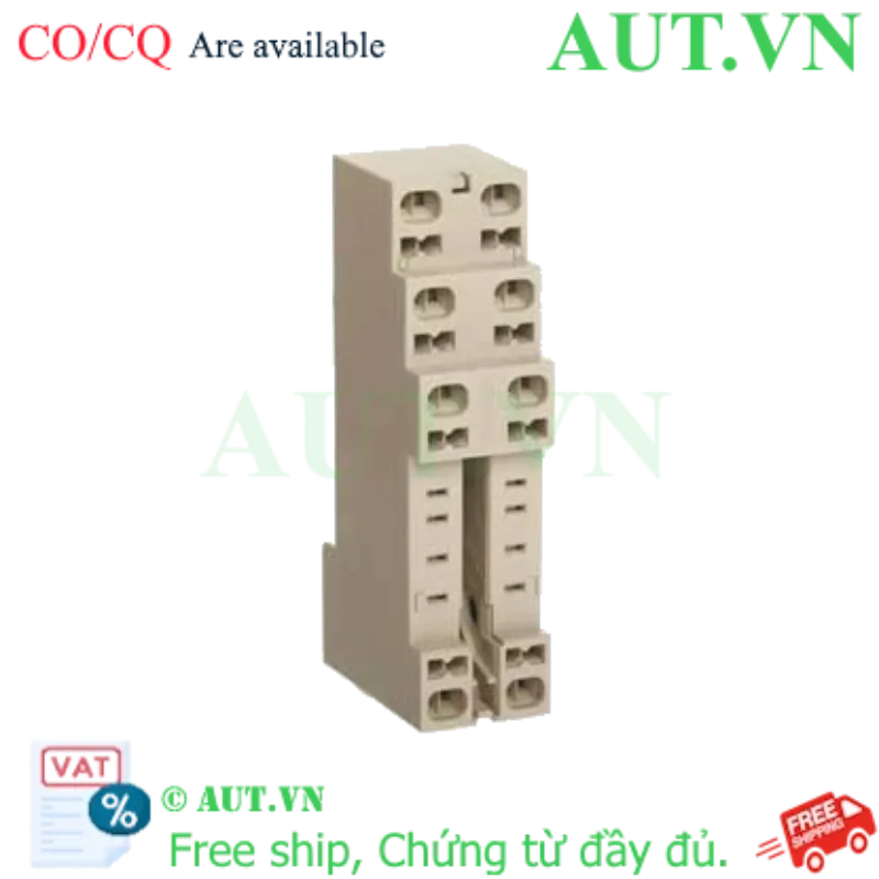 Ảnh của Đế Rơ Le Omron PYF08S 8 Chân - Công Nghệ Push-In, Lắp Ray DIN, 10A | AUT VN