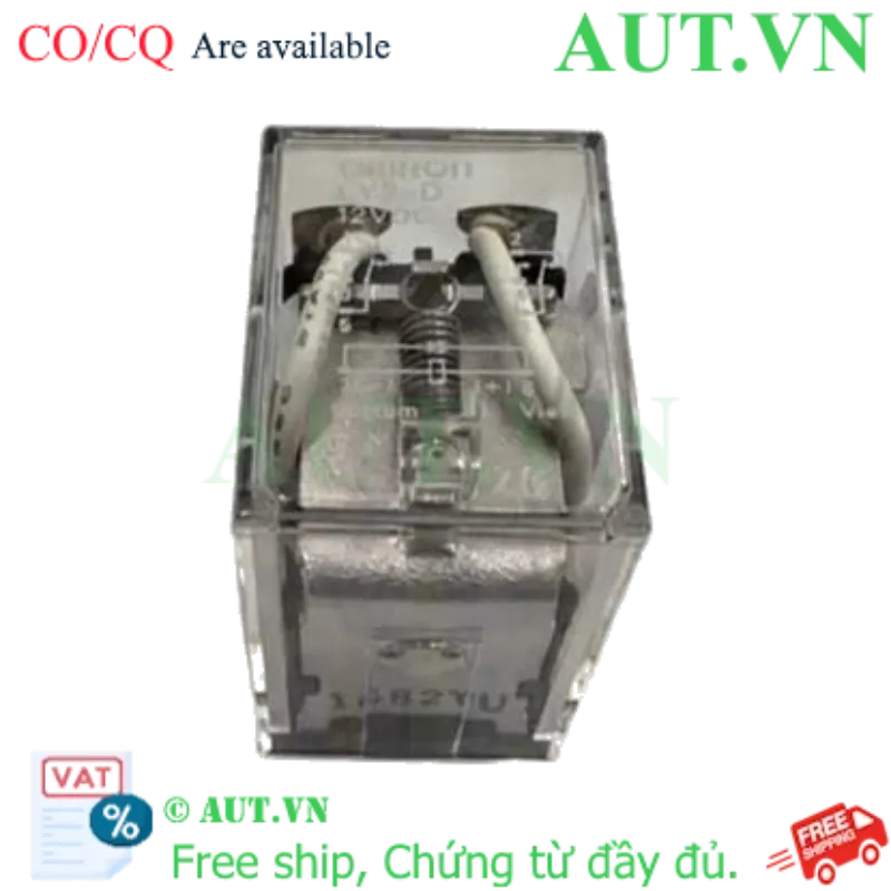 Ảnh của Rơ le trung gian Omron LY2-D DC12 - 12VDC, 10A, DPDT (Tích hợp Diode chống xung)