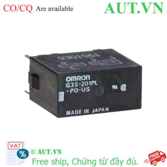 Ảnh của Relay Bán Dẫn Omron G3S-201PL-PD-US DC5 - 5VDC, 1.2A, Gắn PCB Chống Nhiễu