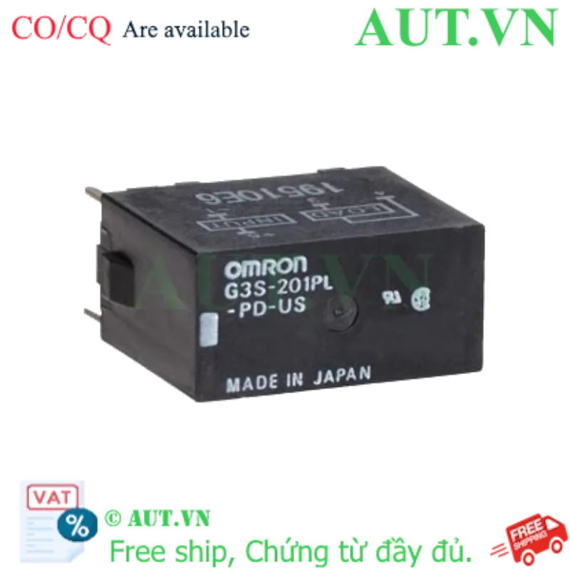 Ảnh của Relay Bán Dẫn Omron G3S-201PL-PD-US DC5 | 5VDC, 1.2A, Đóng Ngắt Siêu Tốc