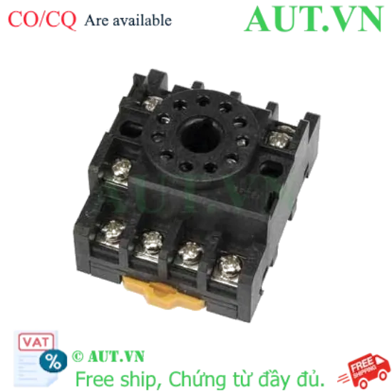 Ảnh của Đế Rơ Le Omron PF113A 11 Chân - Lắp Ray DIN, Nhựa Chống Cháy, Chuẩn 61F | AUT VN