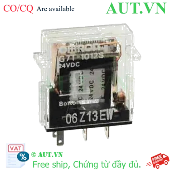 Ảnh của Rơ le trung gian Omron G7T-1012S DC24