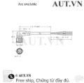 Ảnh của Cáp Cảm Biến Omron XS5F-D422-D80-F | M12 4 Pin, Đầu Nối 90°, 2m