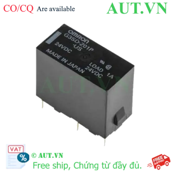 Ảnh của Relay Bán Dẫn Omron G3SD-Z01P-US DC24 - Tải 1A, Đóng Ngắt Siêu Nhanh, Gắn PCB Chính Hãng | AUT VN