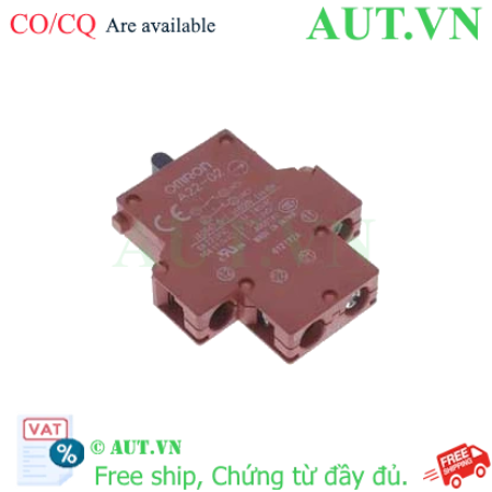 Ảnh của Khối Tiếp Điểm Omron A22-02 - DPST (2NC), Lắp Phía Sau - AUT VN