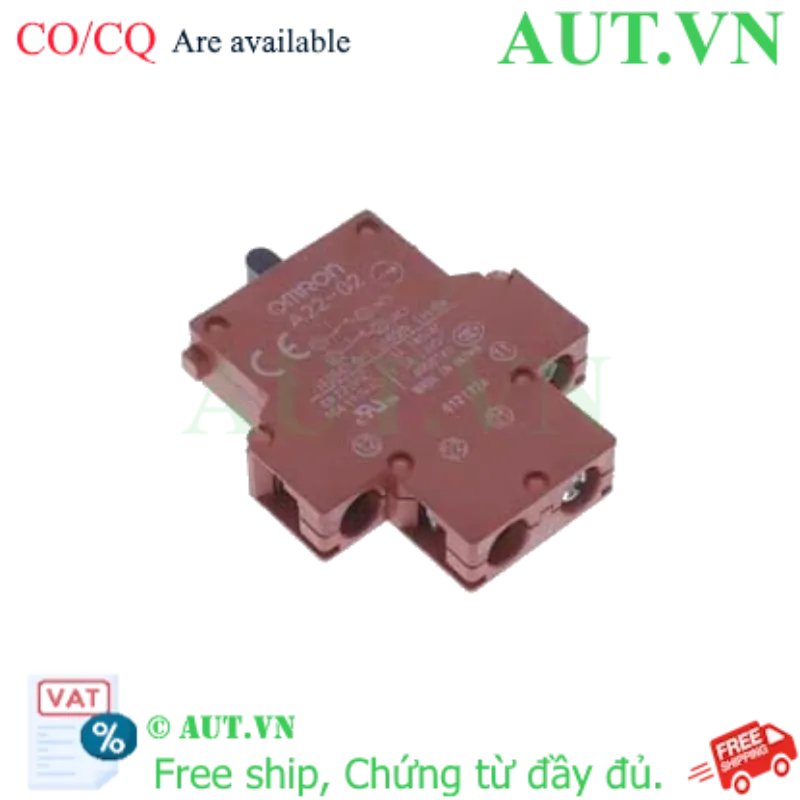 Ảnh của Khối Tiếp Điểm Omron A22-02 (2NC) - 2 Tiếp Điểm Thường Đóng, Lắp Sau, Chính Hãng AUT VN